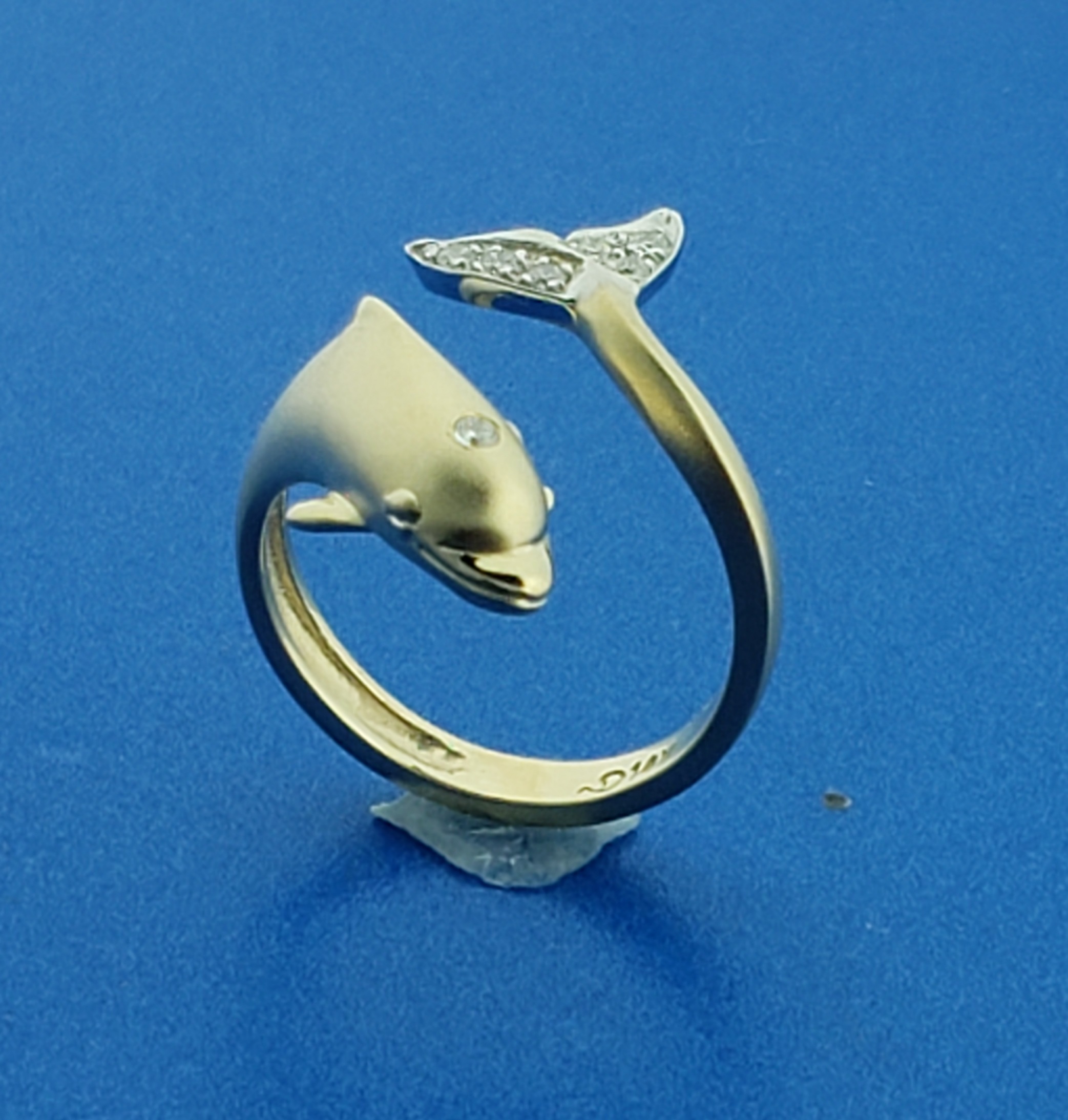 Steven Douglas Dolphin Wrap Ring, 14K Yellow Gold, Baby Size 4 Steven Douglas Dolphin Wrap Ring, 14K Yellow Gold, Baby Size - Image 4