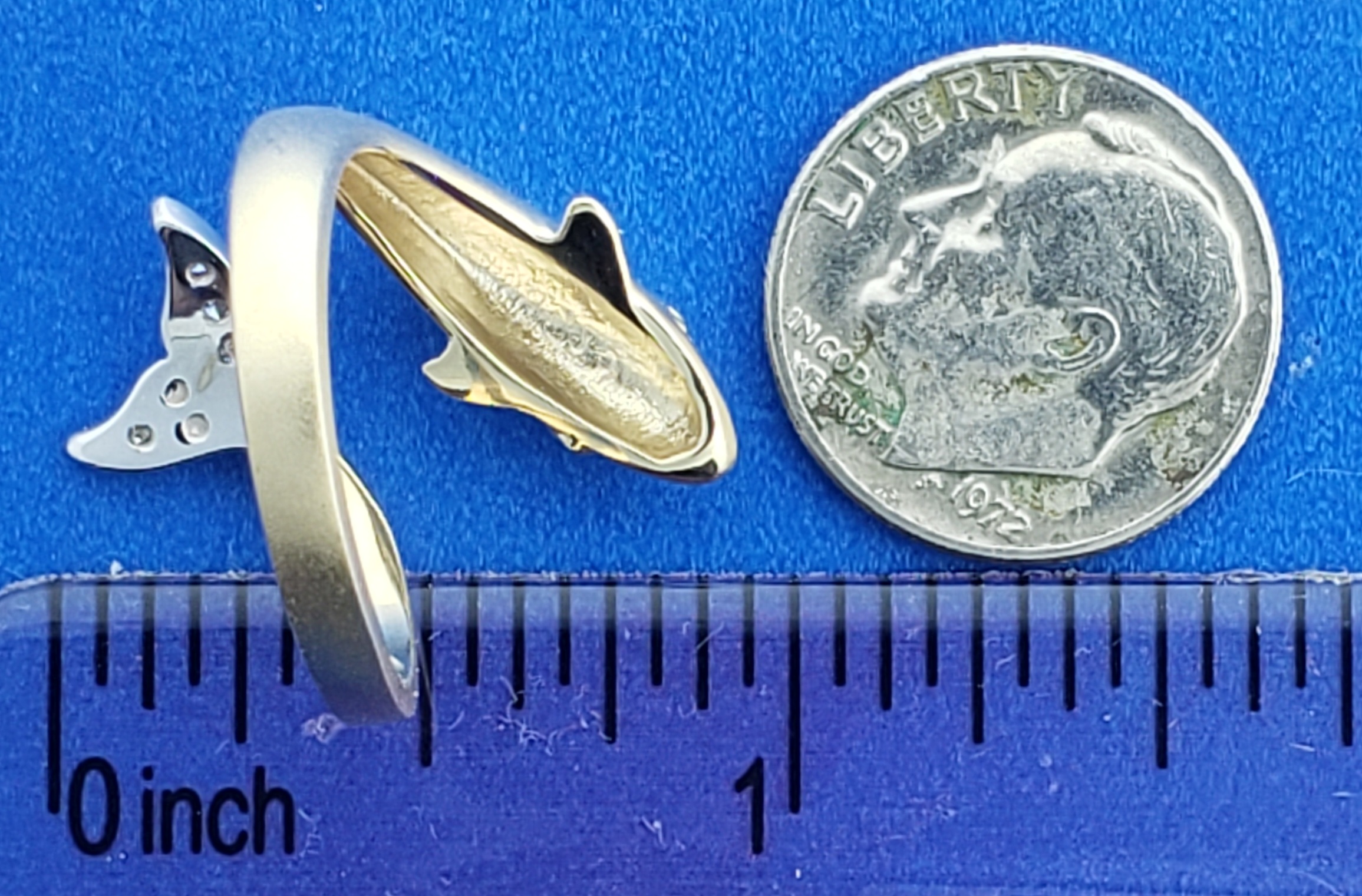 Steven Douglas Dolphin Wrap Ring, 14K Yellow Gold, Baby Size 7 Steven Douglas Dolphin Wrap Ring, 14K Yellow Gold, Baby Size - Image 7