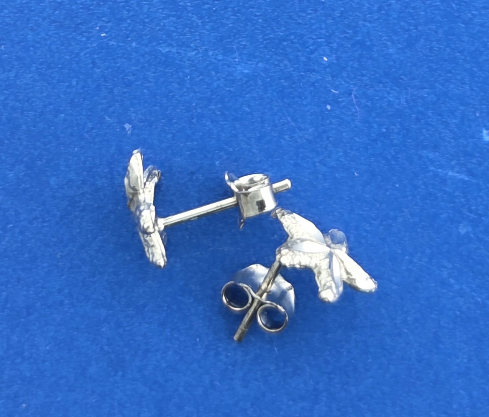 Starfish Post Earrings, 14K White Gold 5 Starfish Post Earrings, 14K White Gold - Image 5