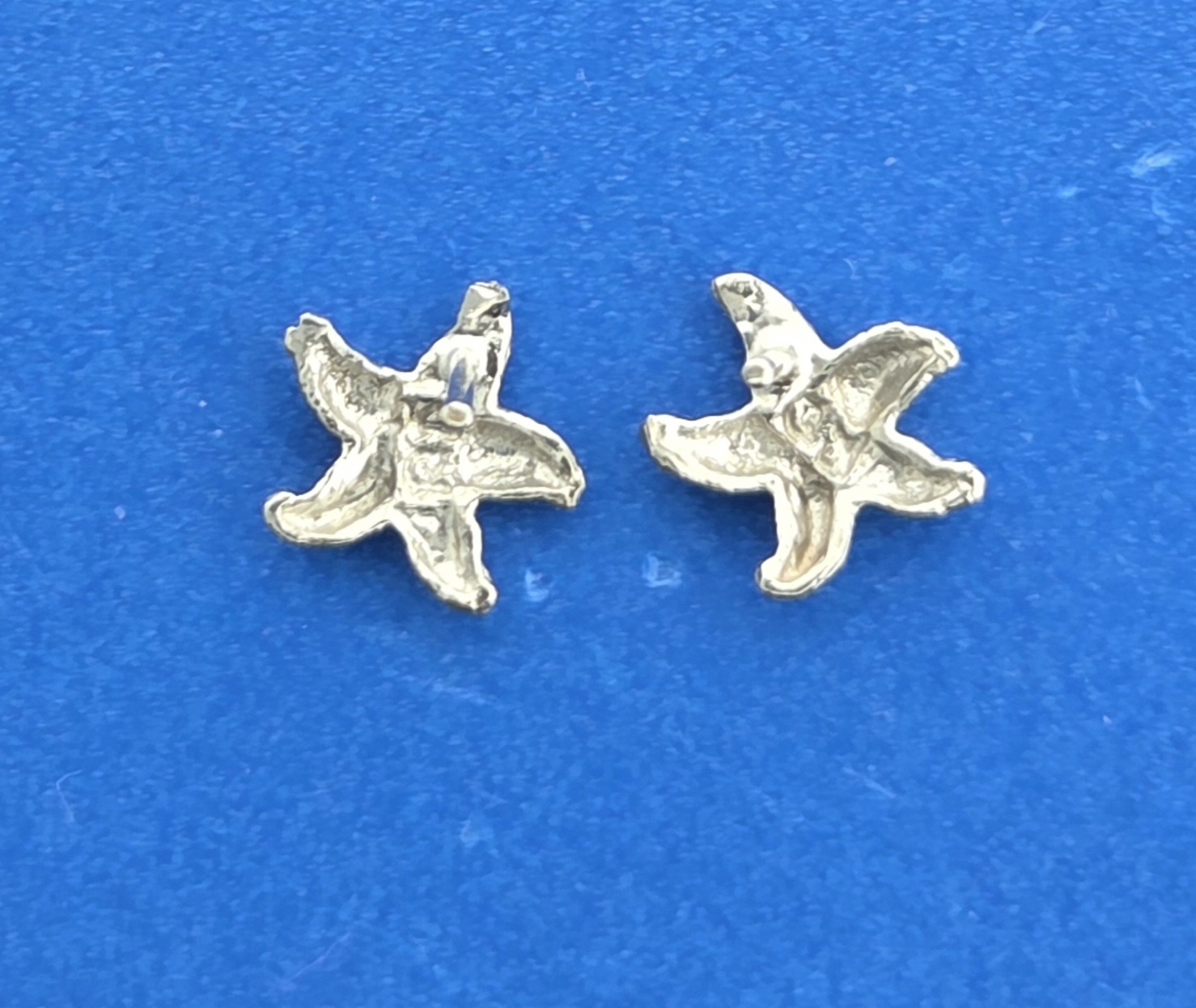Starfish Post Earrings, 14K White Gold 4 Starfish Post Earrings, 14K White Gold - Image 4