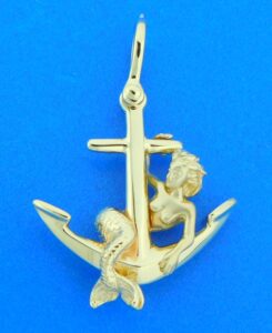 steven douglas mermaid anchor pendant