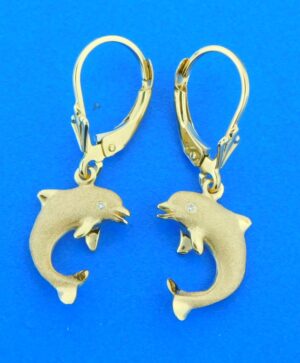 denny wong dancing dolphin dangle earrings