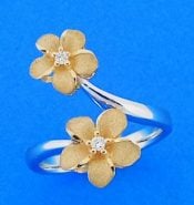 denny wong plumeria ring