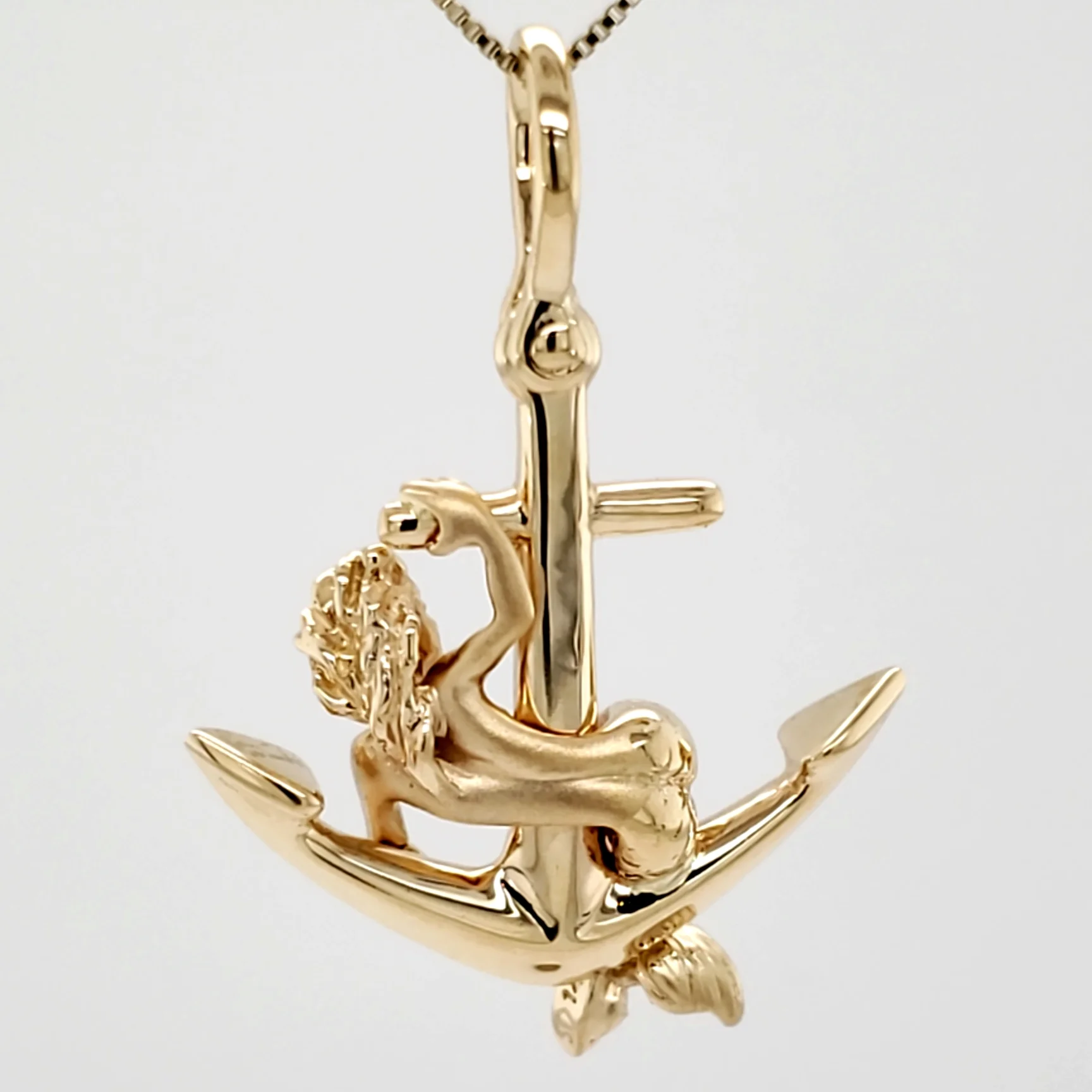 steven douglas mermaid anchor pendant