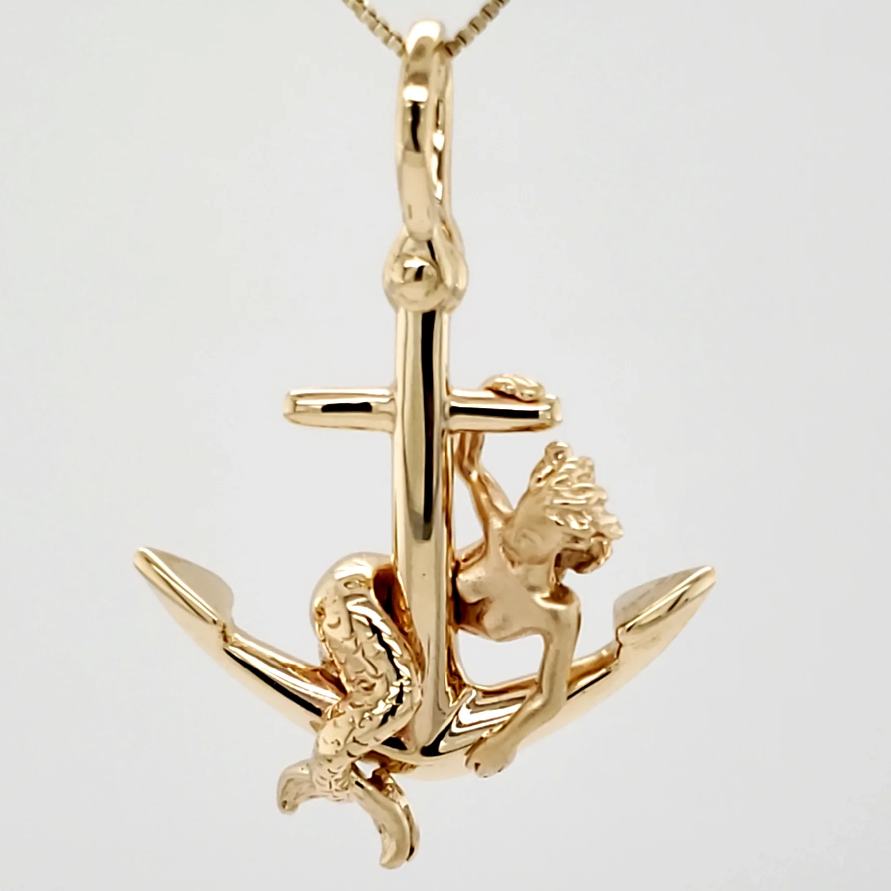 steven douglas mermaid anchor pendant