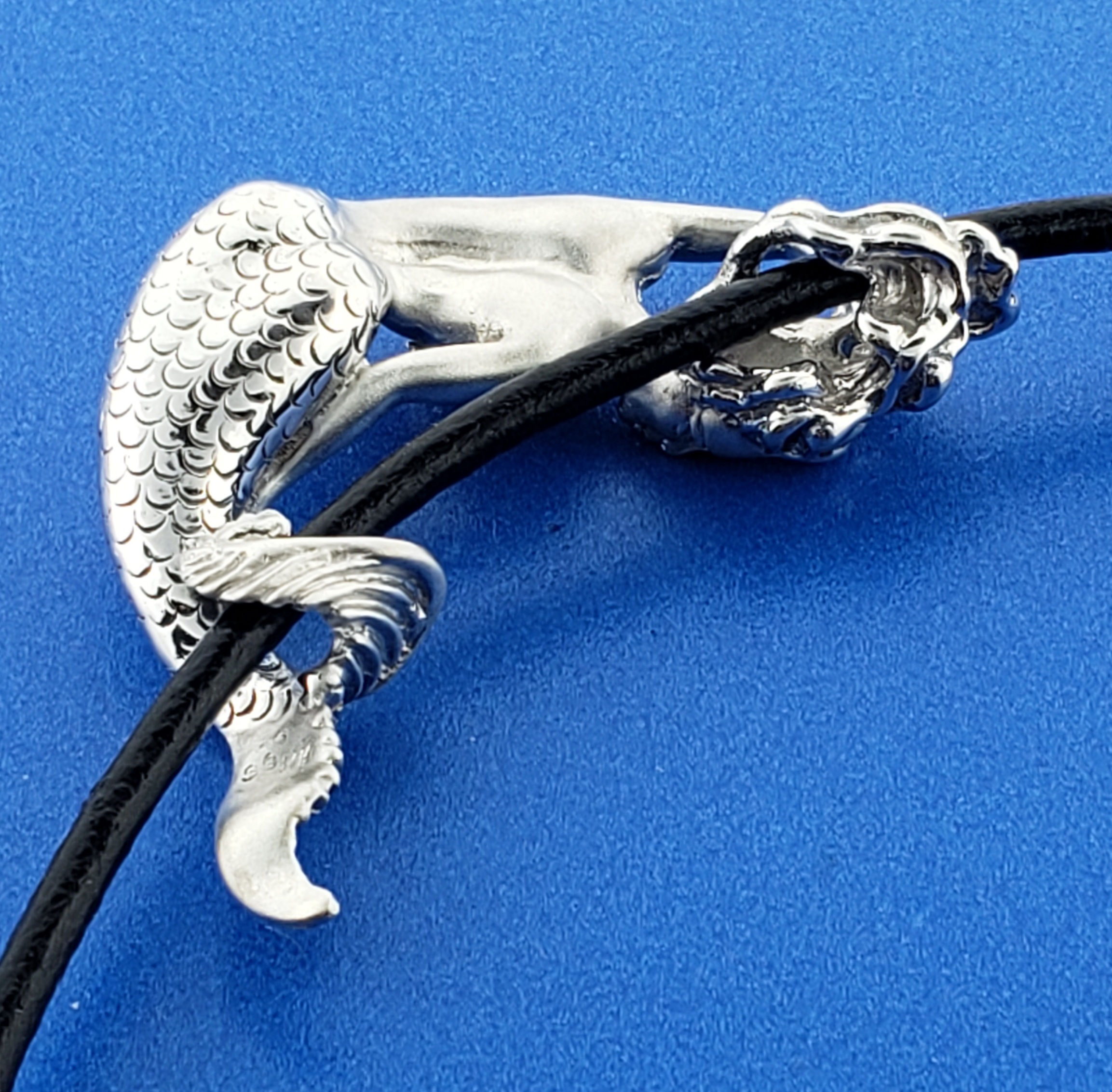 Steven Douglas Mermaid Necklace, Sterling Silver/14K 4 Steven Douglas Mermaid Necklace, Sterling Silver/14K - Image 4