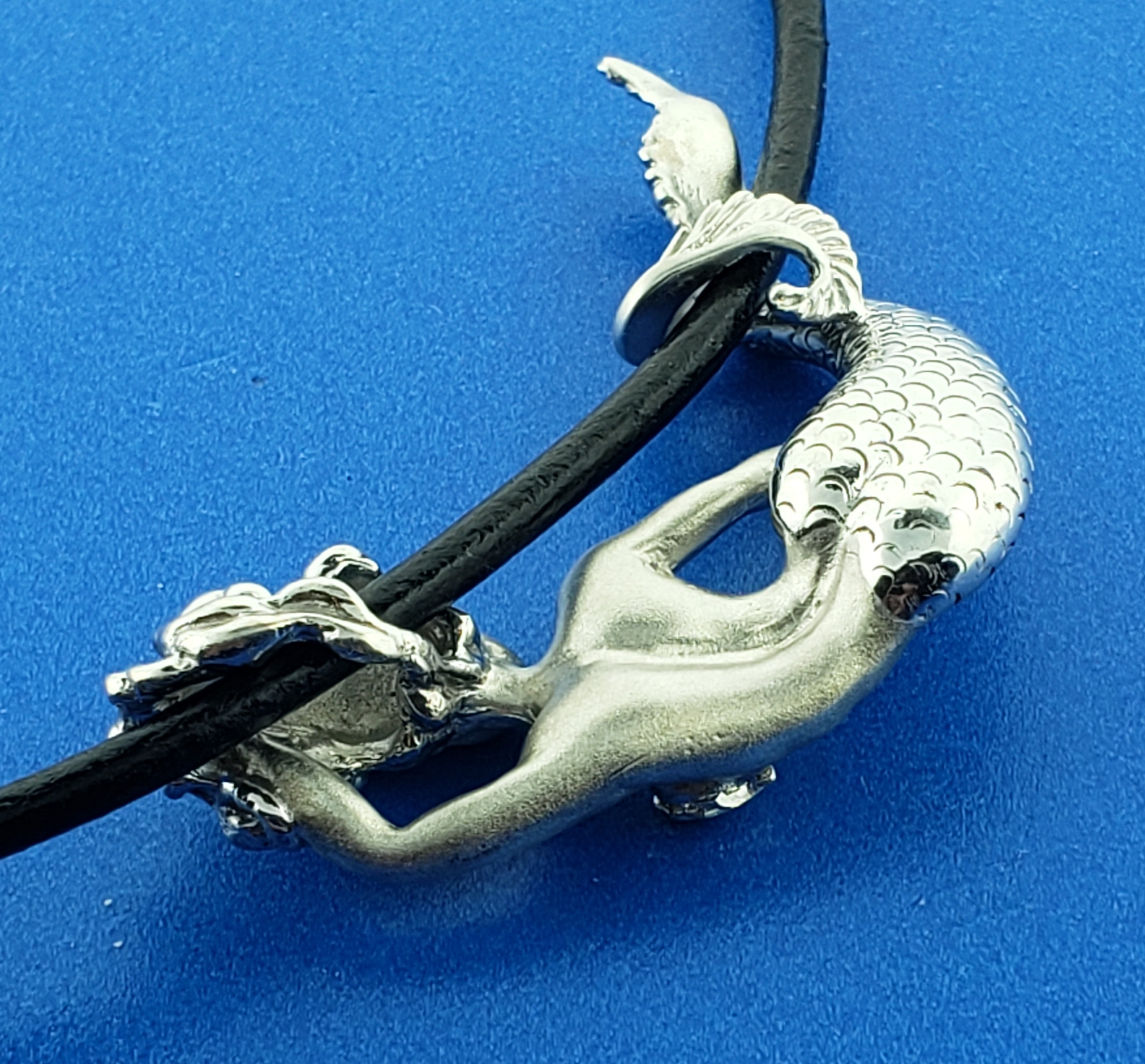 Steven Douglas Mermaid Necklace, Sterling Silver/14K 5 Steven Douglas Mermaid Necklace, Sterling Silver/14K - Image 5