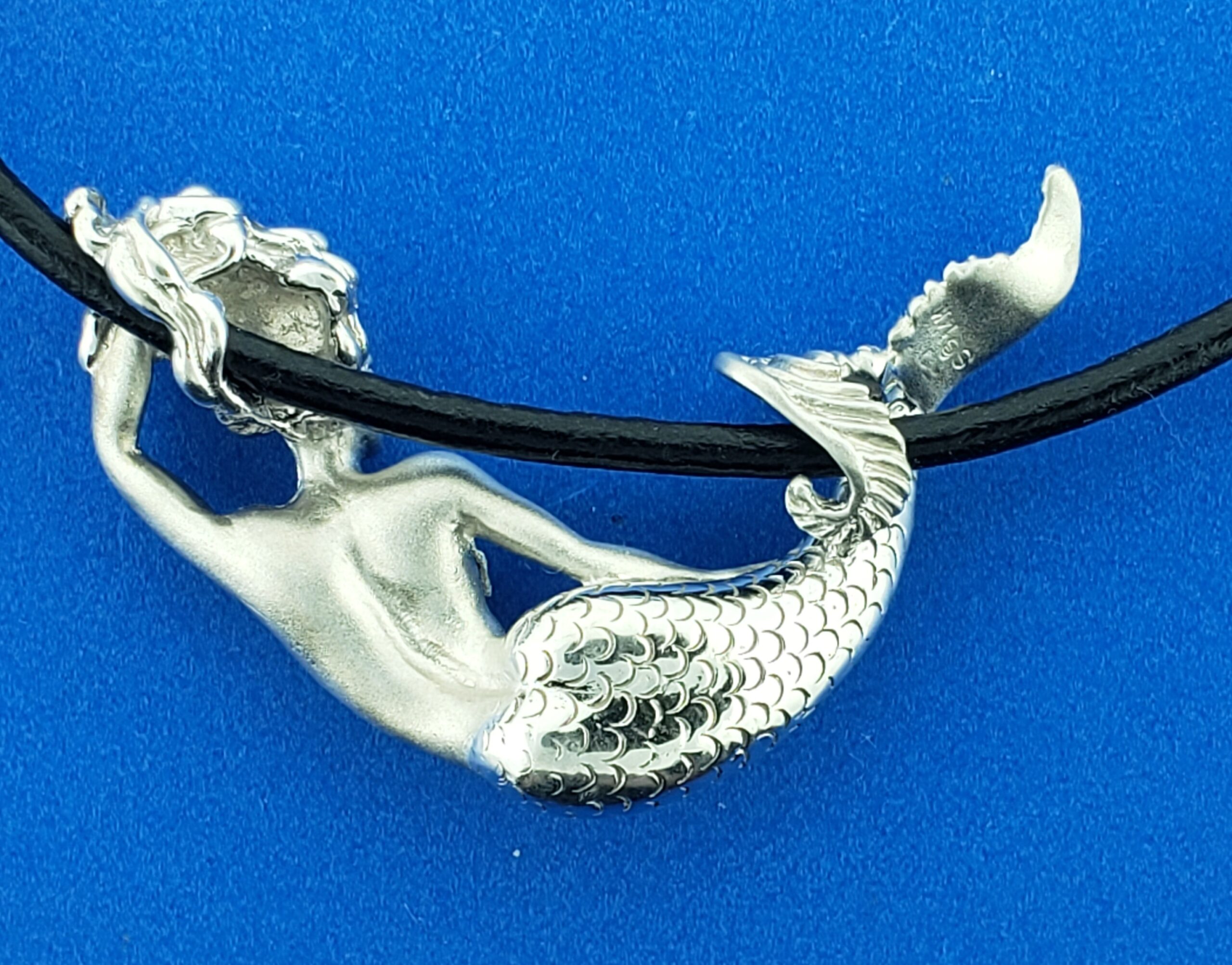 Steven Douglas Mermaid Necklace, Sterling Silver/14K 6 Steven Douglas Mermaid Necklace, Sterling Silver/14K - Image 6