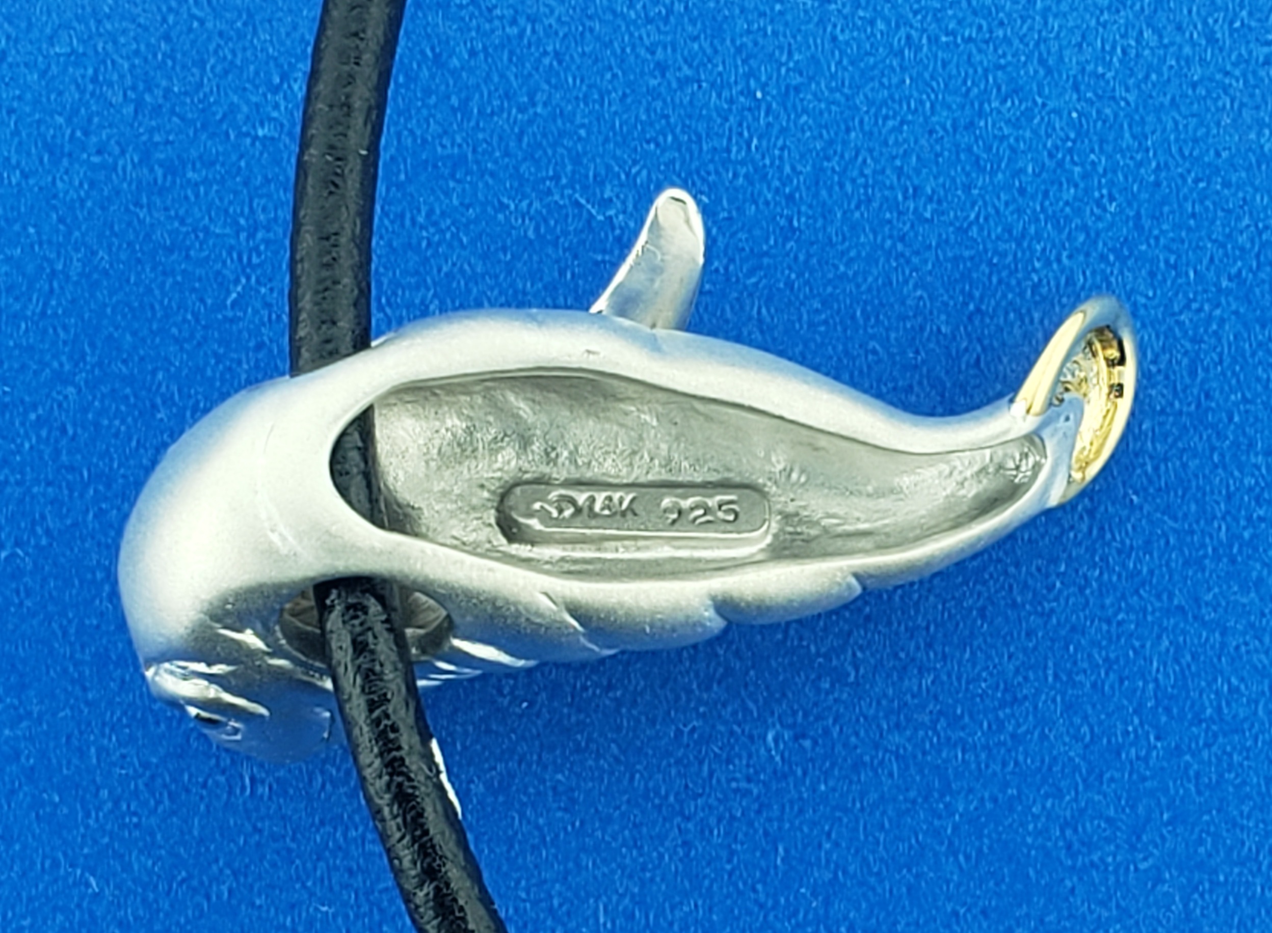 Steven Douglas Manatee Necklace/Pendant, Sterling Silver/14K 6 Steven Douglas Manatee Necklace/Pendant, Sterling Silver/14K - Image 6
