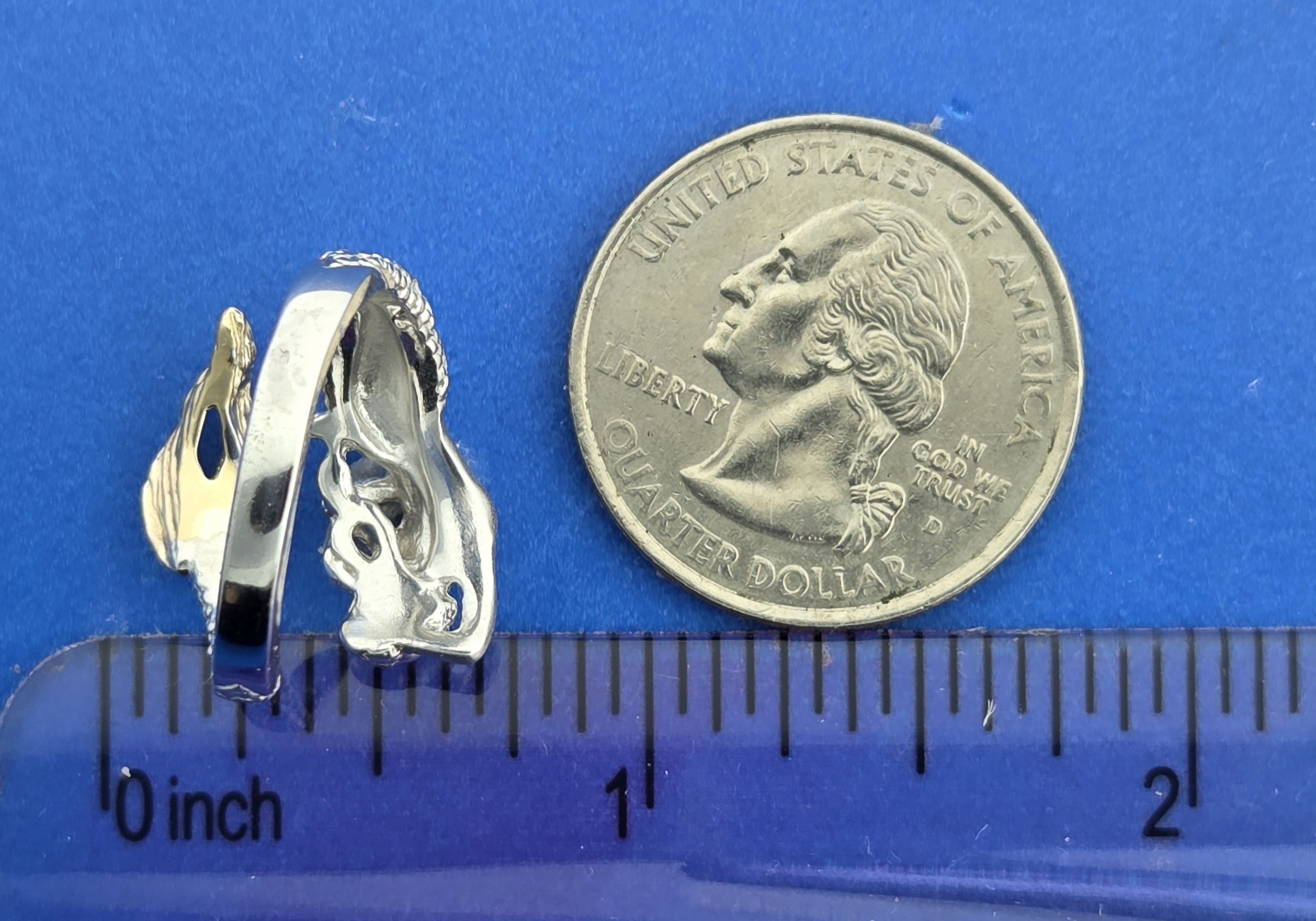 Steven Douglas Mermaid Wrap Ring, Sterling Silver/14K 7 Steven Douglas Mermaid Wrap Ring, Sterling Silver/14K - Image 7