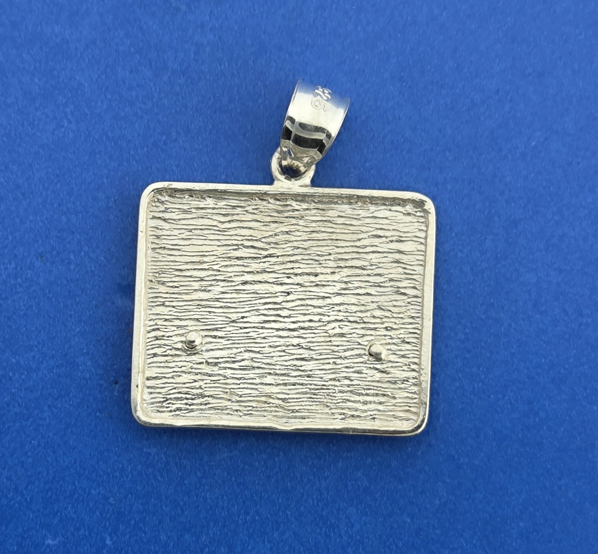 Surf City Beach Badge Pendant, Sterling Silver 4 Surf City Beach Badge Pendant, Sterling Silver - Image 4