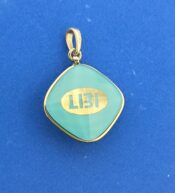 Denny Wong LBI Treasure Island Pendant, 18K & Turquoise
