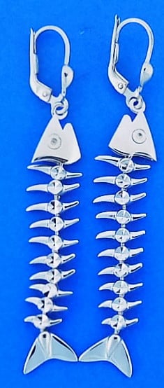 Sterling silver dangle earrings - Silver Fish | NOVICA