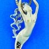 14k steven douglas mermaid pearl pendant