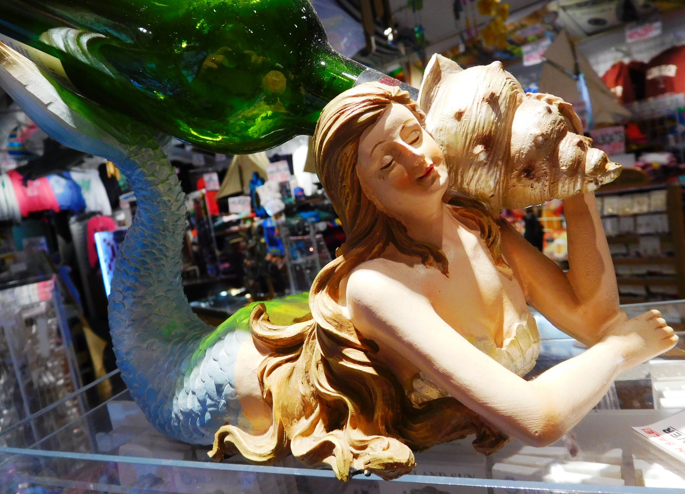 MERMAID WINE BOTTLE HOLDER Island Sun Jewelry Beach Haven NJ