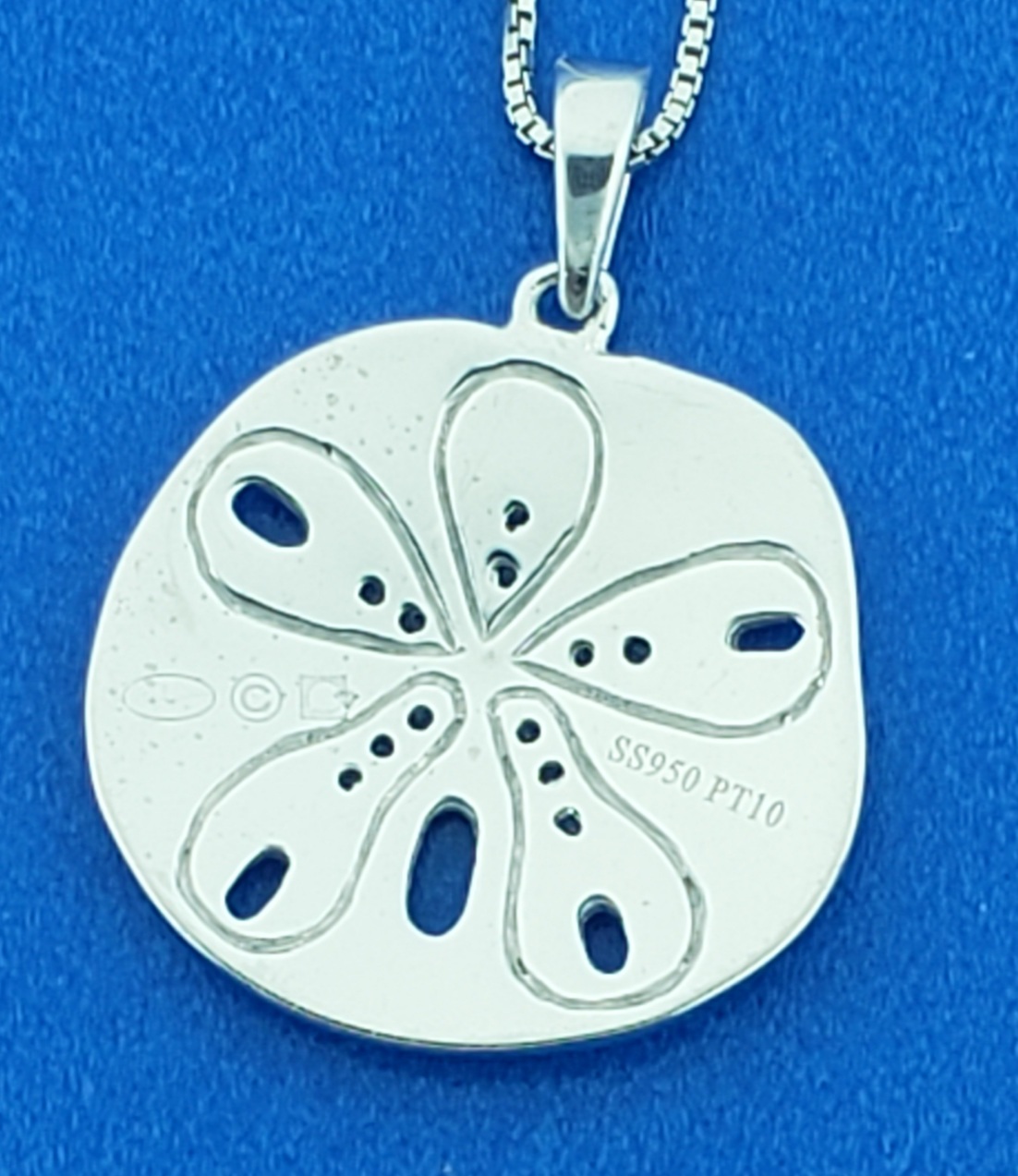 Denny Wong Sand Dollar Pendant, Precious Silver 4 Denny Wong Sand Dollar Pendant, Precious Silver - Image 4