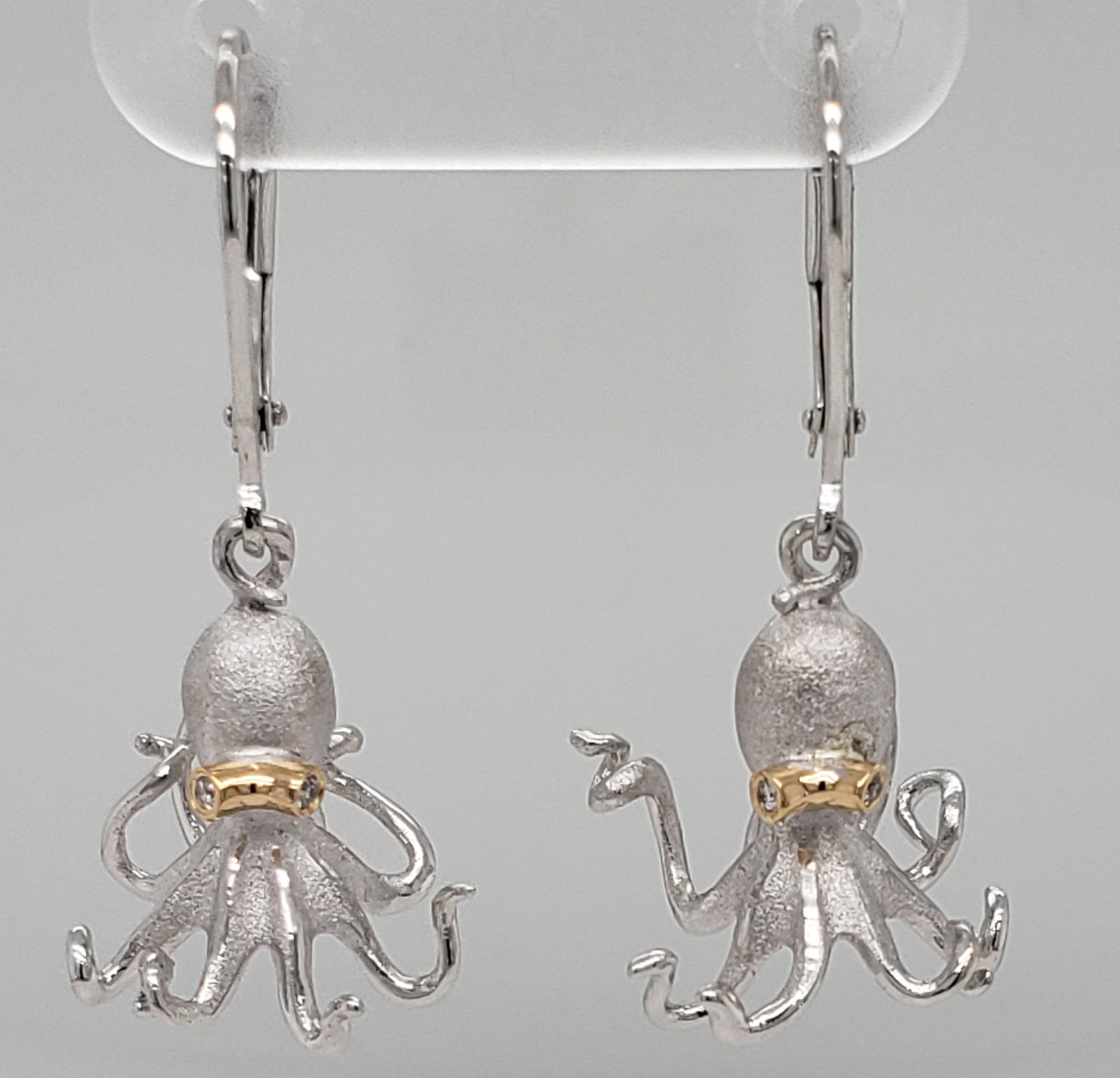 Denny Wong Octopus Earrings, Precious Silver 5 Denny Wong Octopus Earrings, Precious Silver - Image 5