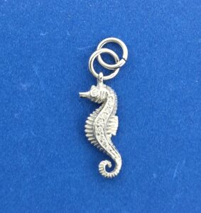 Denny Wong Seahorse Charm/Pendant, 14K White Gold