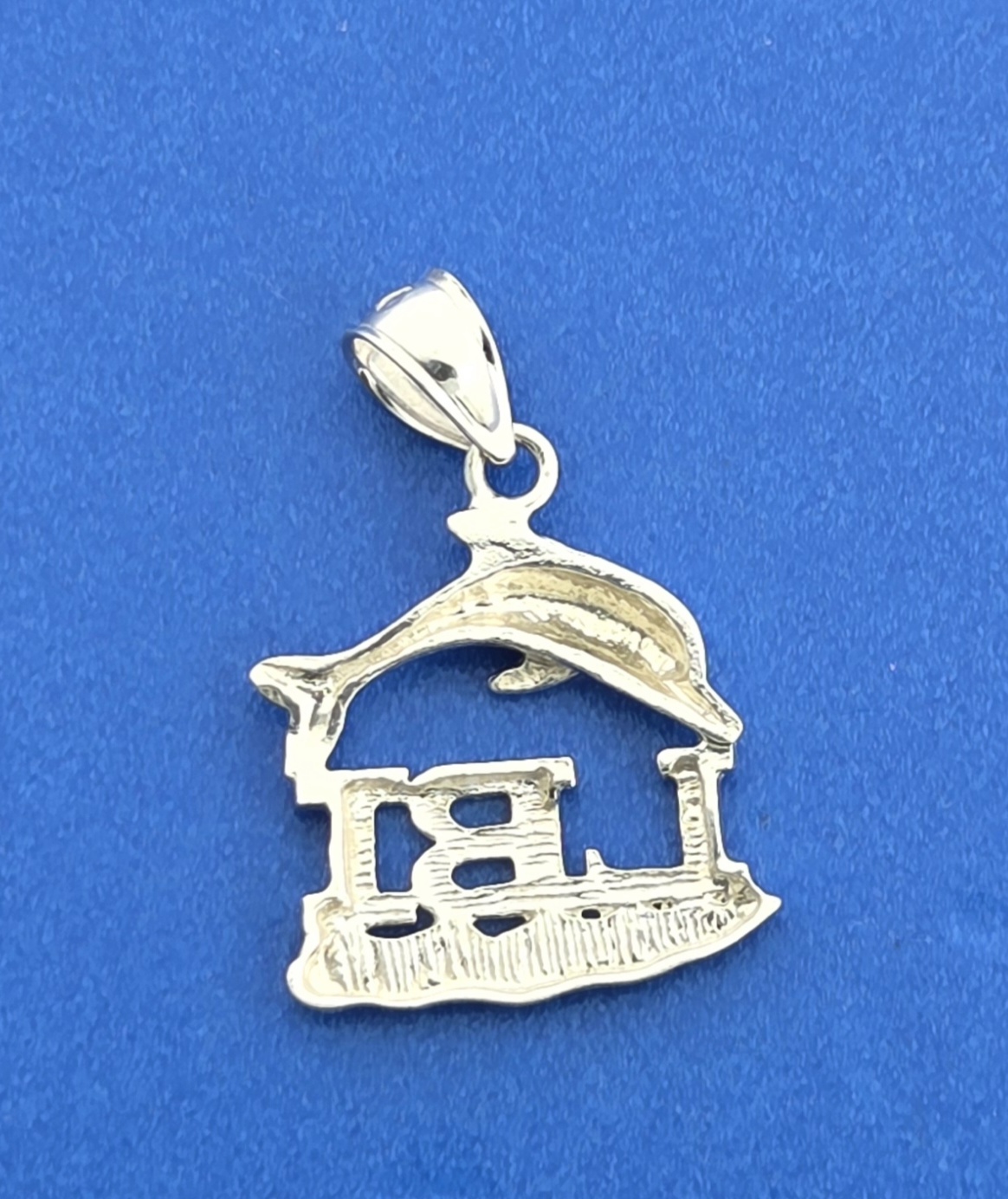 LBI Dolphin Island Charm/Pendant Sterling Silver 5 LBI Dolphin Island Charm/Pendant Sterling Silver - Image 5