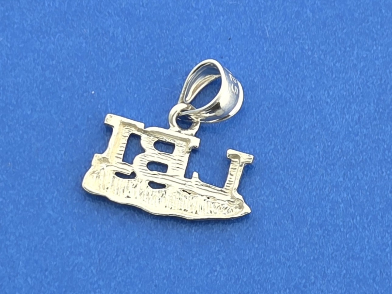 LBI Island Pendant/Charm, Sterling Silver Small 4 LBI Island Pendant/Charm, Sterling Silver Small - Image 4