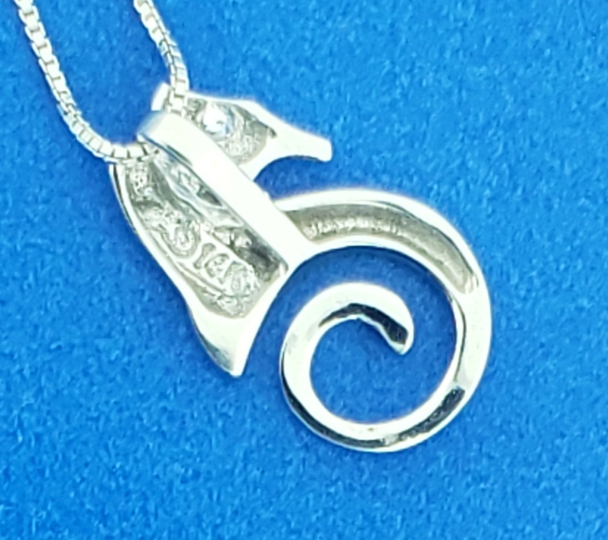 Steven Douglas Seahorse Pendant, 14K White Gold 6 Steven Douglas Seahorse Pendant, 14K White Gold - Image 6