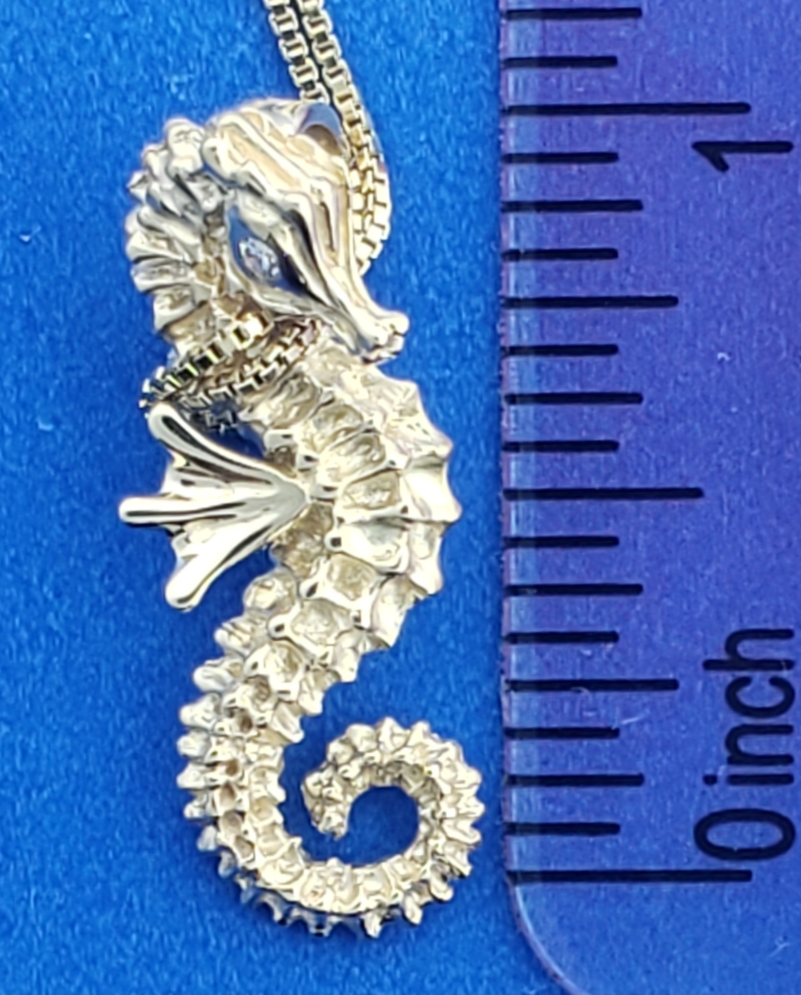 Steven Douglas Seahorse Pendant, 14K 4 Steven Douglas Seahorse Pendant, 14K - Image 4