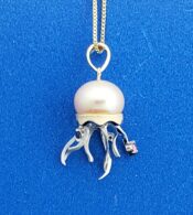 Denny Wong Jellyfish Pendant, 14K 2-Tone