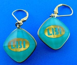 Denny Wong turquoise 18k treasure Island Earrings