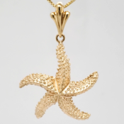 14k steven douglas starfish pendant