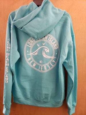 long beach island wave hoodie