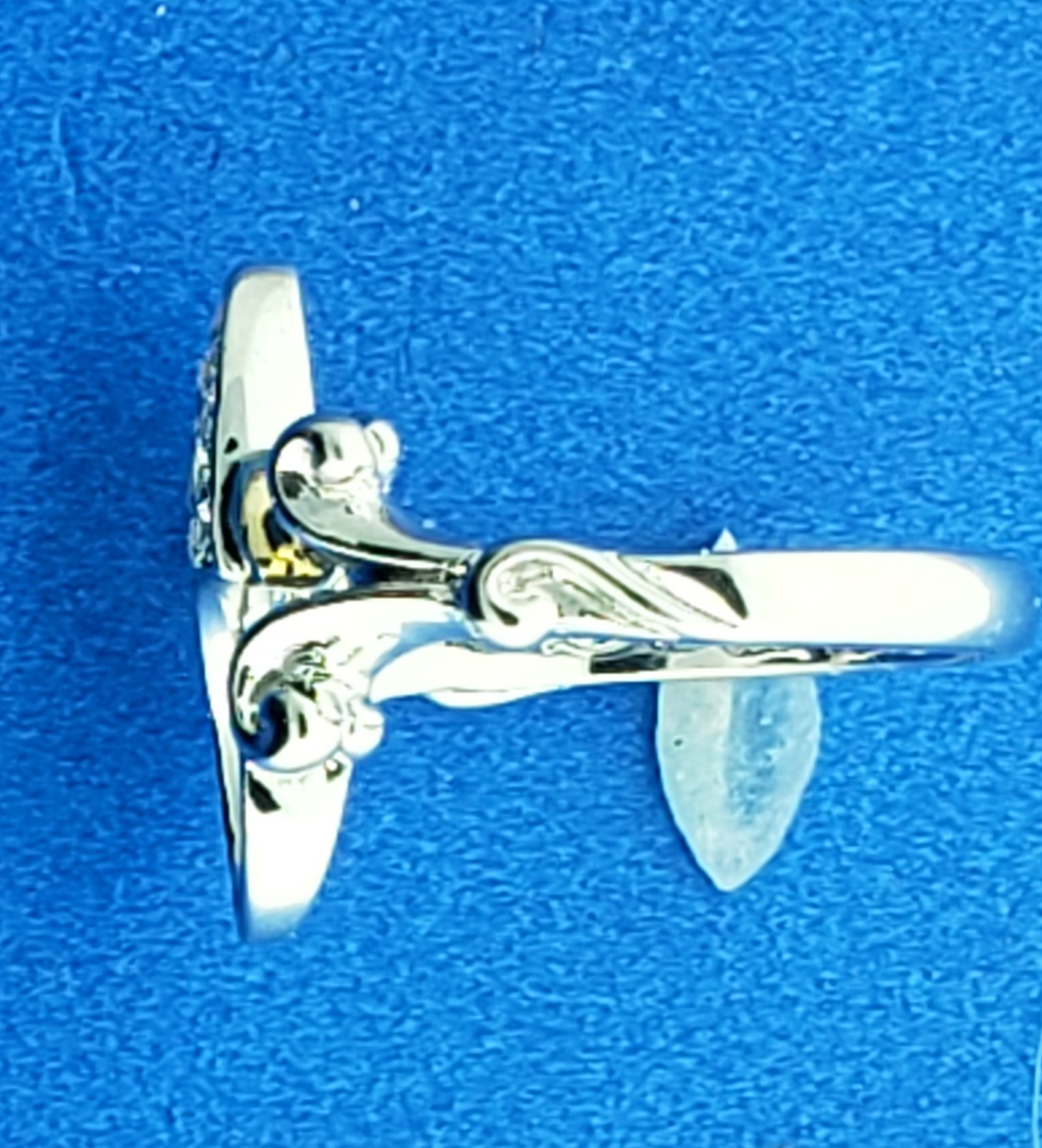 Steven Douglas Seahorse Ring, Sterling Silver/14K 7 Steven Douglas Seahorse Ring, Sterling Silver/14K - Image 7