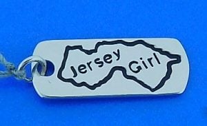 JERSEY GIRL,CHARM,PENDANT,STERLING