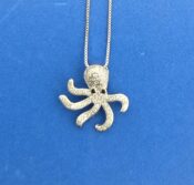 Octopus Pendant, Sterling Silver