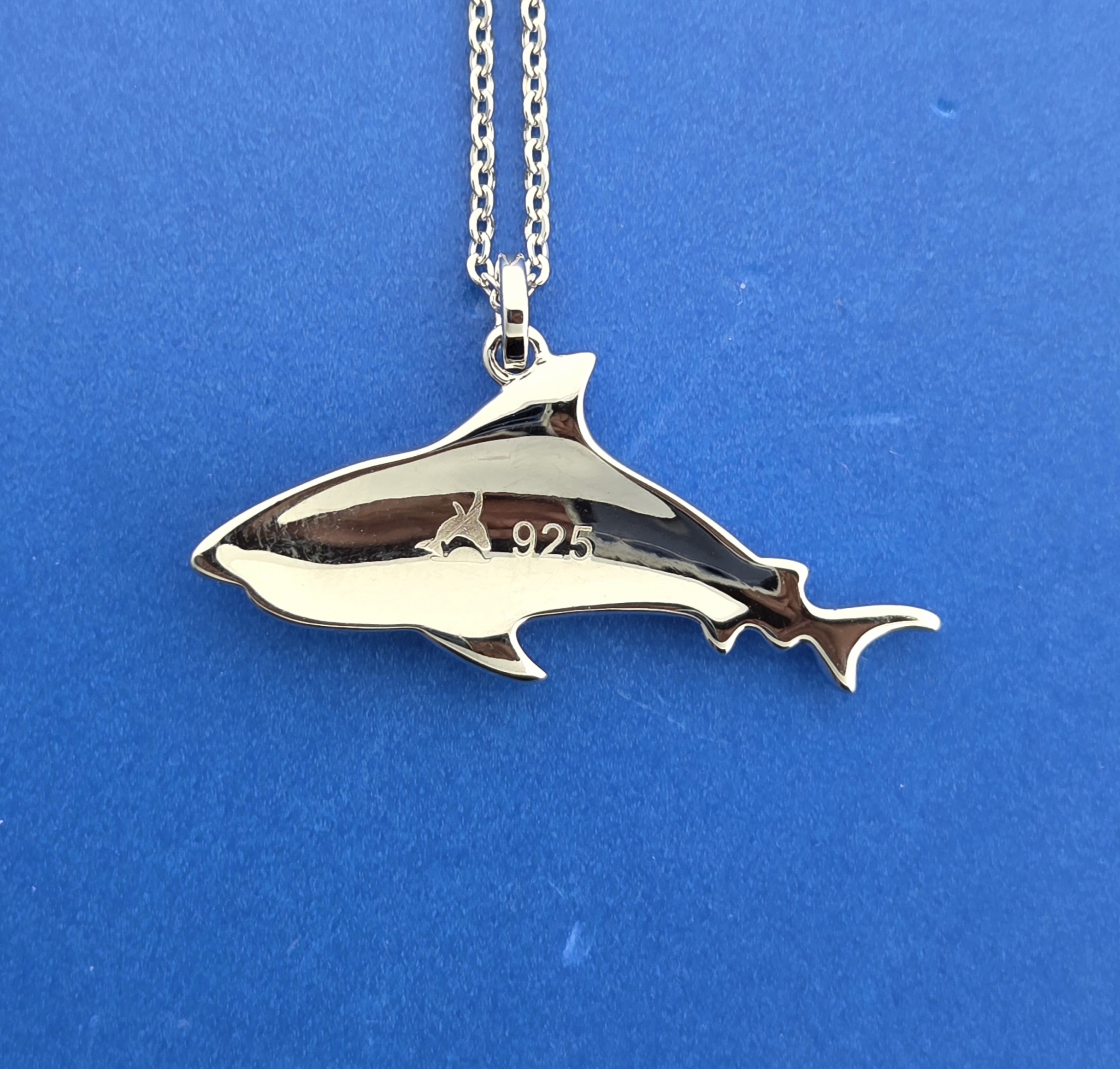 Alamea Shark Opal Pendant, Sterling Silver 3 Alamea Shark Opal Pendant, Sterling Silver - Image 3