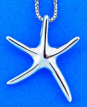 STARFISH,PENDANT,STERLING