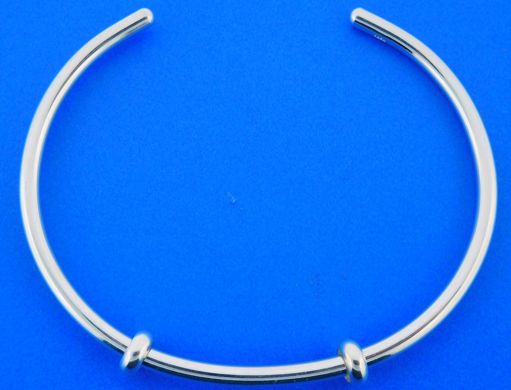 LBI “Dune Jewelry” Bead Beach Cuff Bracelet, Sterling Silver 1 BRACELET,CUFF,BEAD,STERLING