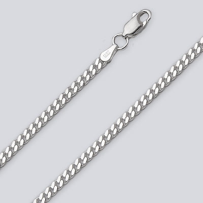 5mm Curb Chain Necklace Silver | Mejuri