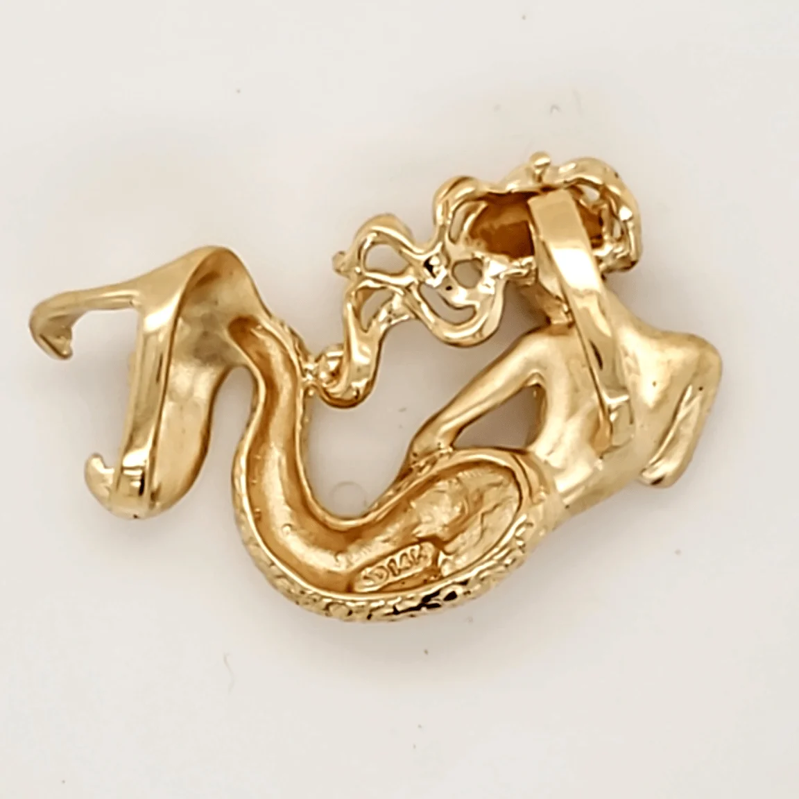 Steven Douglas Mermaid Slide, 14K Yellow Gold 6 14k steven douglas mermaid slide pendant yellow gold