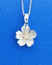 Denny Wong Cherry Blossom Pendant, 14K 2-Tone