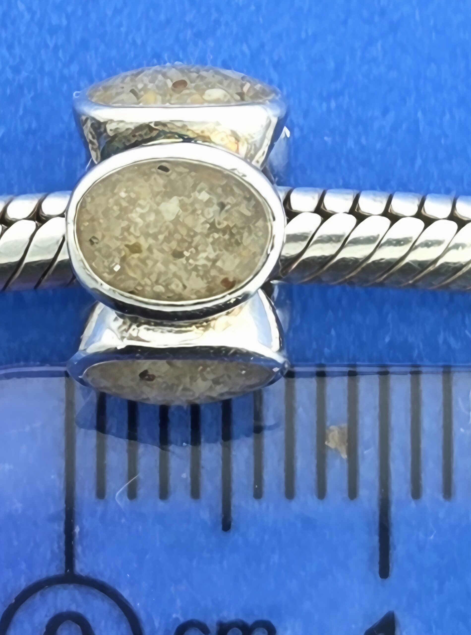 Dune Jewelry Barnegat Light Long Beach Island Sand Bead Charm, Sterling Silver 6 Dune Jewelry Barnegat Light Long Beach Island Sand Bead Charm, Sterling Silver - Image 6