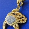 Steven Douglas Diamond Crab Pendant, 14k Yellow Gold