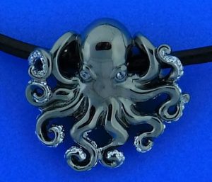 Steven Douglas Octopus Necklace, Sterling Silver