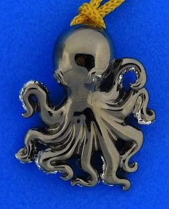 Steven Douglas Octopus Pendant, Sterling Silver