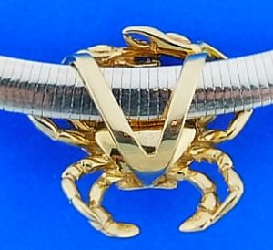 Steven Douglas Spider Crab Slide, 14k