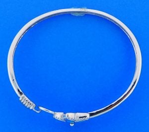 Starfish Opal Bangle, Sterling Silver