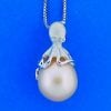 Denny Wong Octopus Pearl Pendant, 14k White Gold