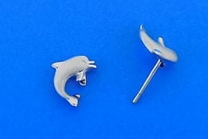 Denny Wong Dolphin Earrings, Precious Silver