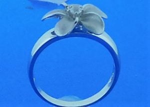 Denny Wong Plumeria Ring, Precious Silver