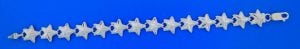 Starfish Sealife Bracelet, Sterling Silver