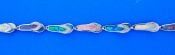 Flip-Flop Opal Multi-Color Bracelet, Sterling Silver